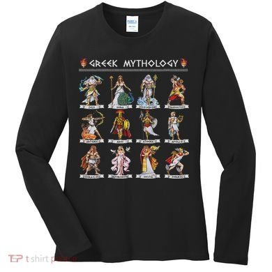 Greek Mythology Gods Ancient Greece Women's Long Sleeve Shirt