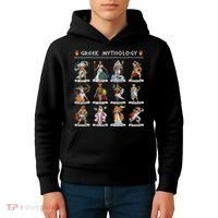 Greek Mythology Gods Ancient Greece Kids Hoodie thumb 4