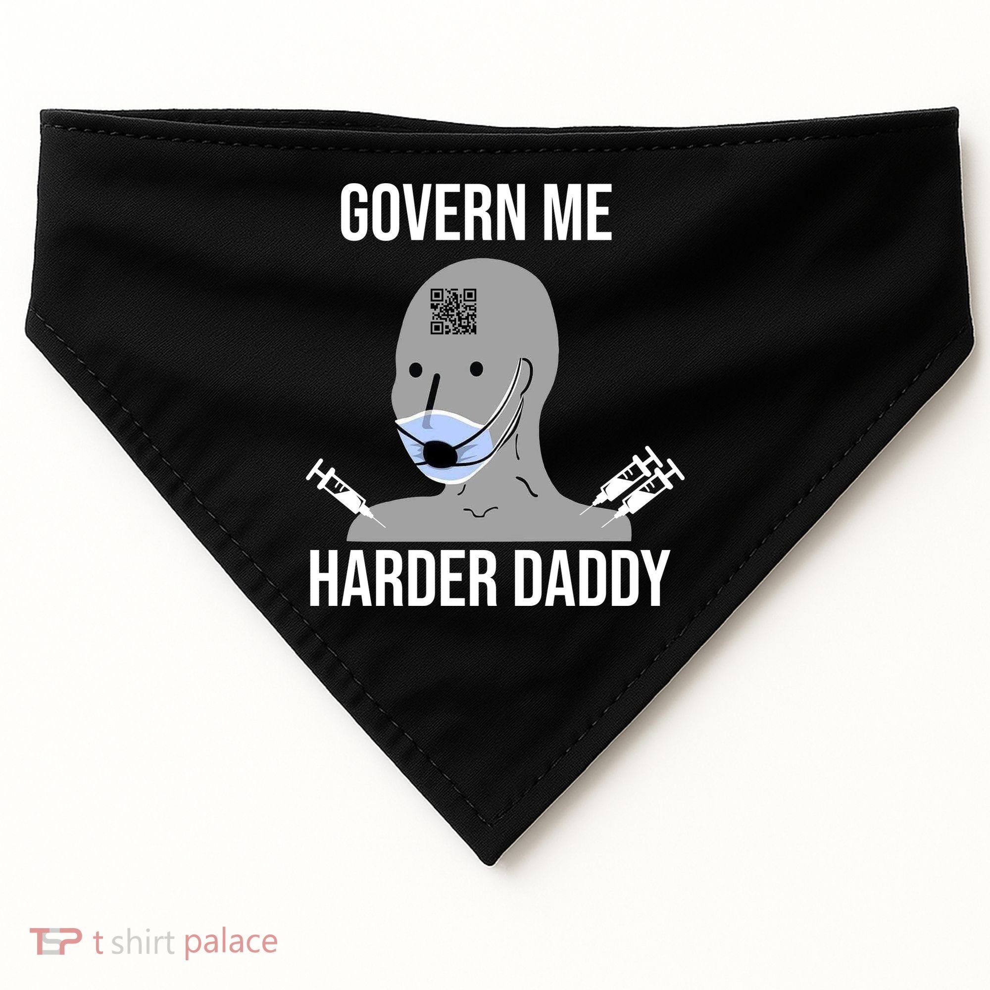 Govern Me Harder Daddy USA-Made Doggie Bandana