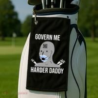 Govern Me Harder Daddy Golf Towel thumb 2