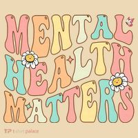 Groovy Mental Health Matters Human Brain Illness Awareness Tote Bag thumb 4
