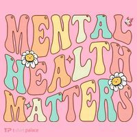 Groovy Mental Health Matters Human Brain Illness Awareness Coaster thumb 2