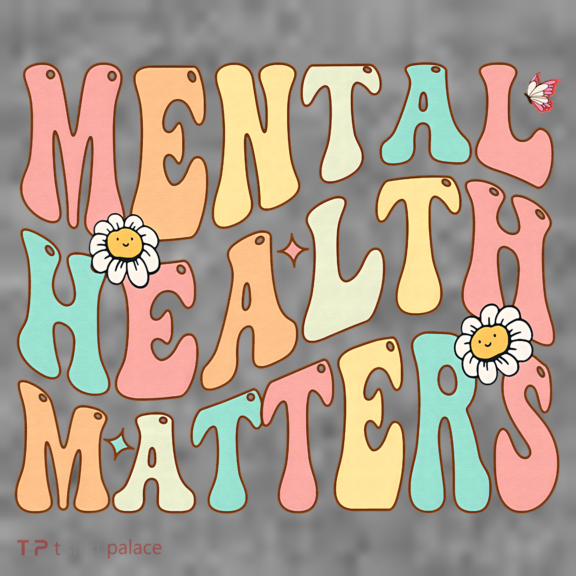 Groovy Mental Health Matters Human Brain Illness Awareness Toddler Hoodie