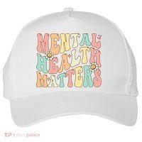 Groovy Mental Health Matters Human Brain Illness Awareness Five-Panel Snapback Cap thumb 0