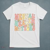 Groovy Mental Health Matters Human Brain Illness Awareness T-Shirt thumb 5