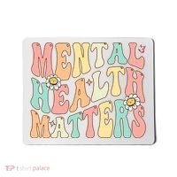 Groovy Mental Health Matters Human Brain Illness Awareness Mousepad thumb 0