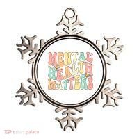 Groovy Mental Health Matters Human Brain Illness Awareness Ornament thumb 0