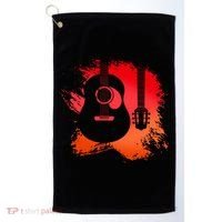 Guitar Musical Instrument Bassist Guitarist Great Gift Golf Towel thumb 0