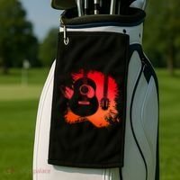 Guitar Musical Instrument Bassist Guitarist Great Gift Golf Towel thumb 2