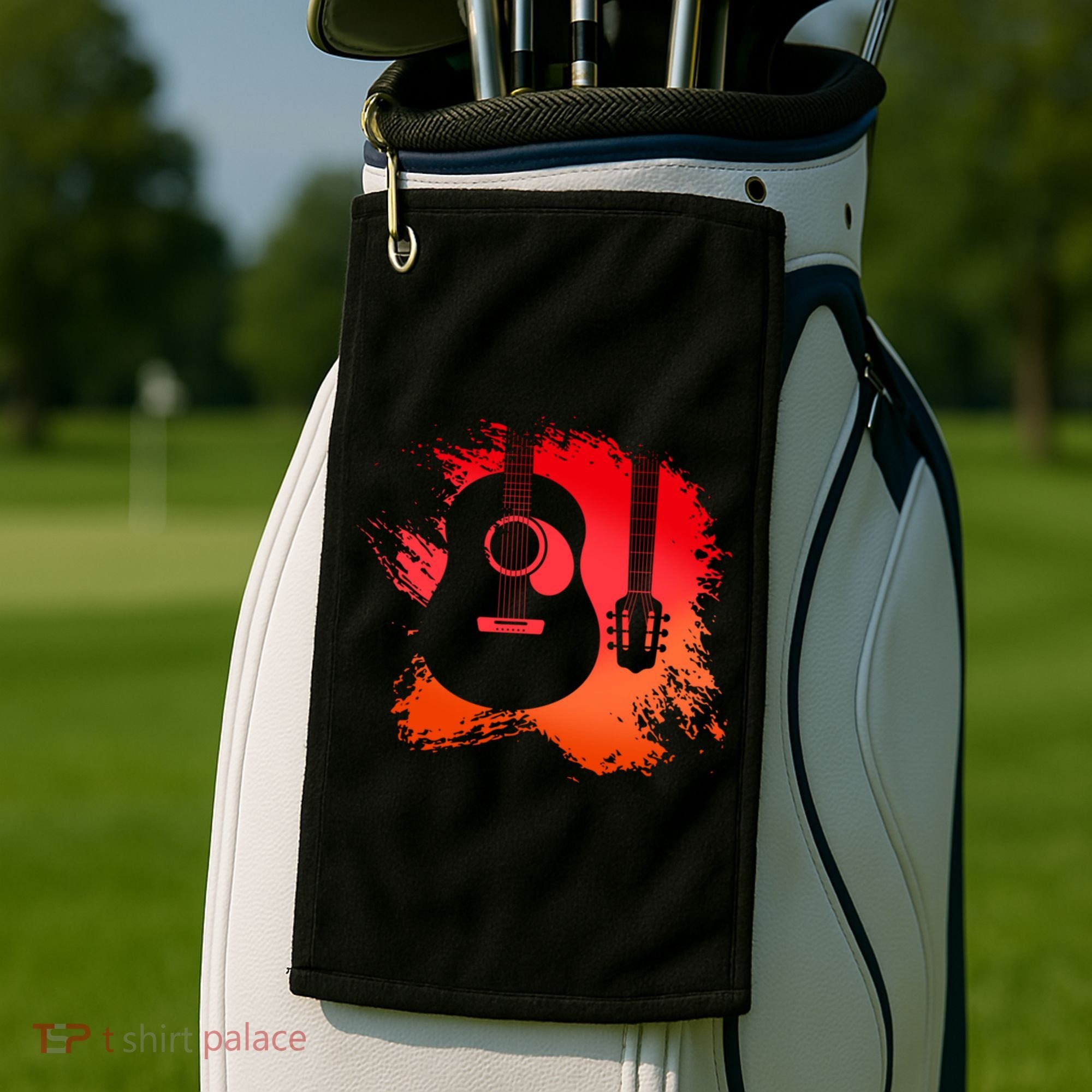 Guitar Musical Instrument Bassist Guitarist Great Gift Golf Towel