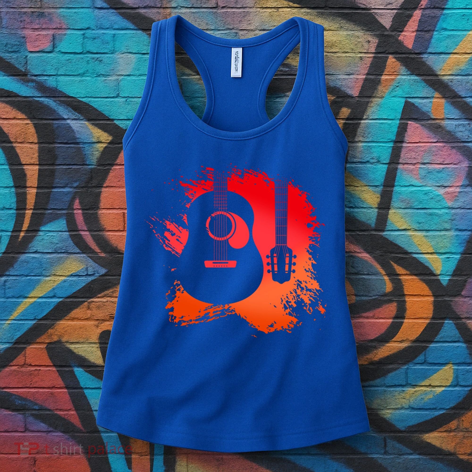 Guitar Musical Instrument Bassist Guitarist Great Gift Women's Tank Top