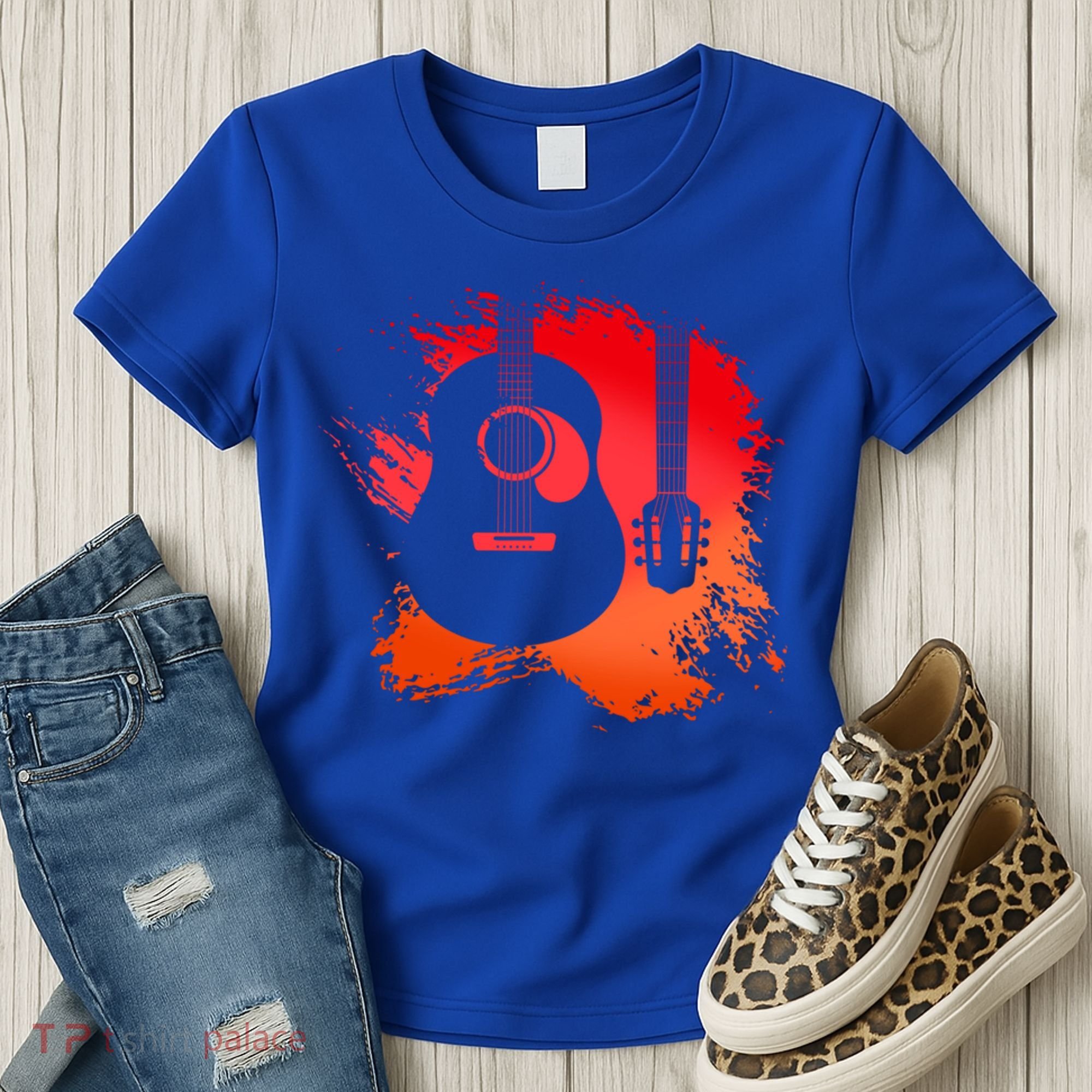 Guitar Musical Instrument Bassist Guitarist Great Gift Women's T-Shirt