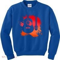 Guitar Musical Instrument Bassist Guitarist Great Gift Kids Sweatshirt thumb 0