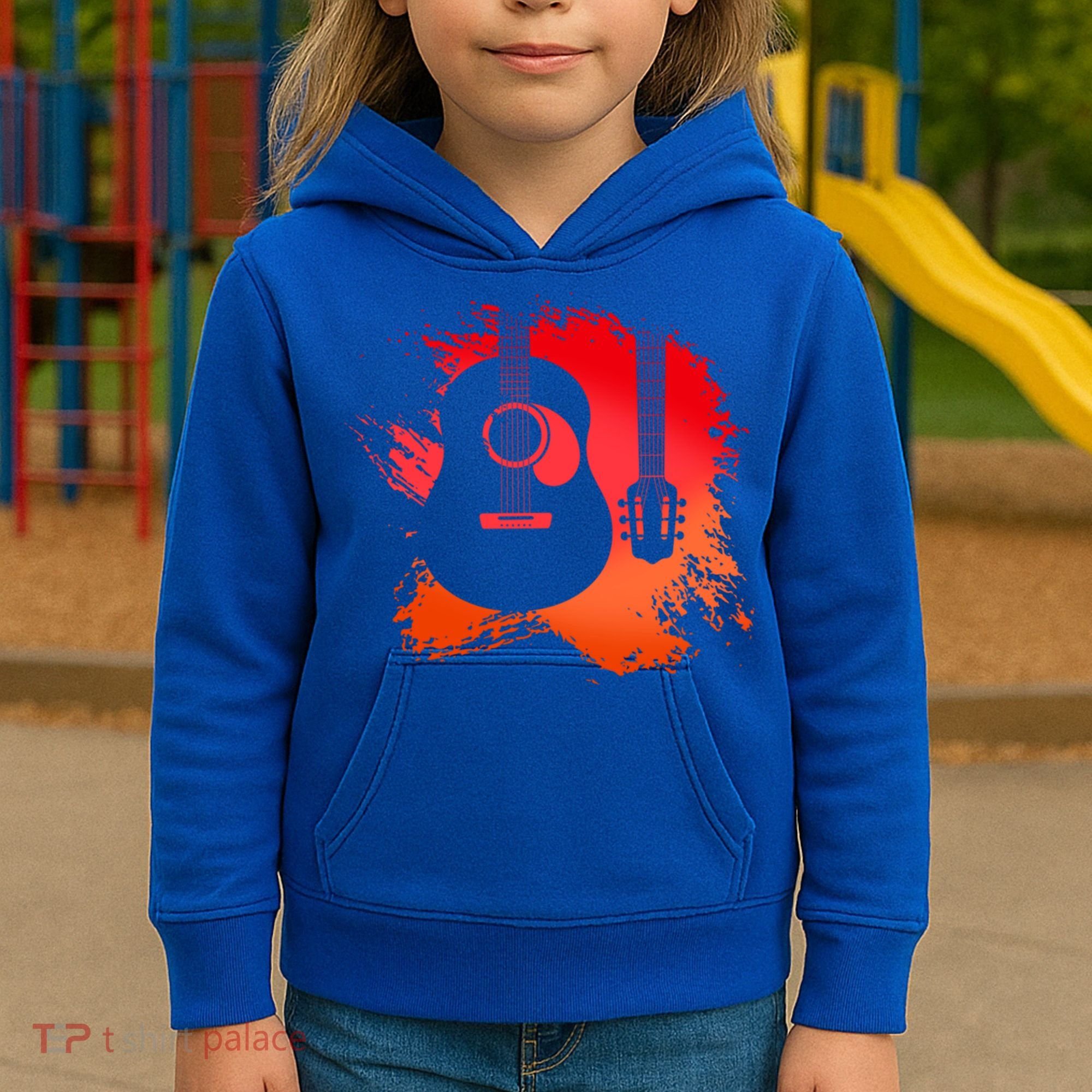 Guitar Musical Instrument Bassist Guitarist Great Gift Kids Hoodie