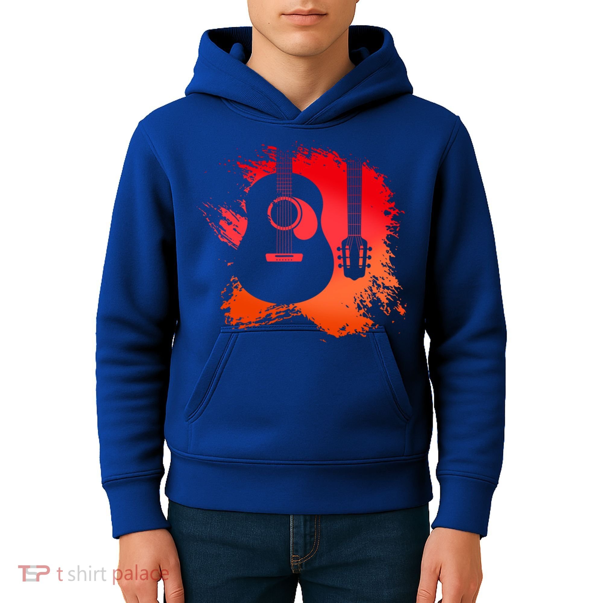 Guitar Musical Instrument Bassist Guitarist Great Gift Kids Hoodie