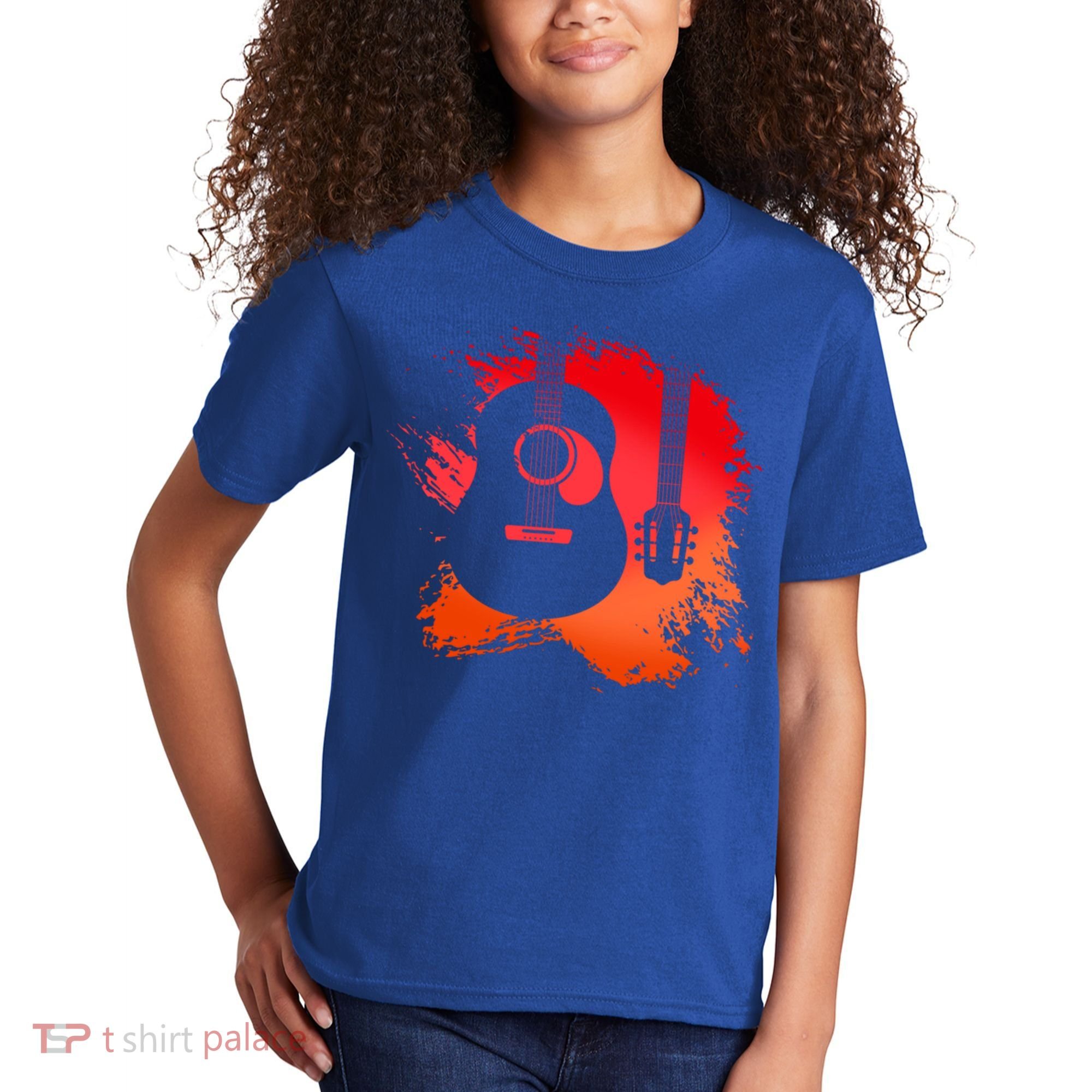 Guitar Musical Instrument Bassist Guitarist Great Gift Kids T-Shirt