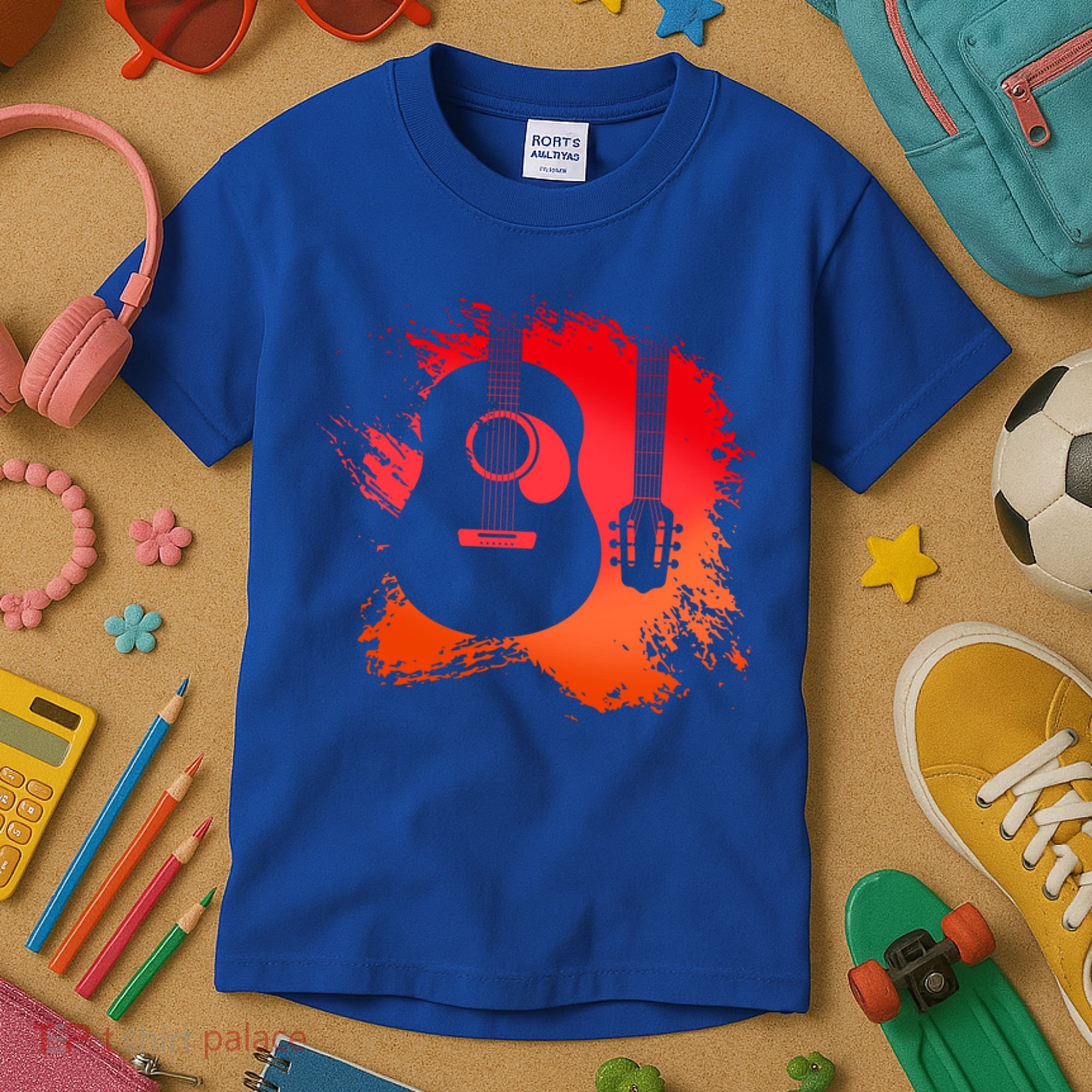 Guitar Musical Instrument Bassist Guitarist Great Gift Kids T-Shirt