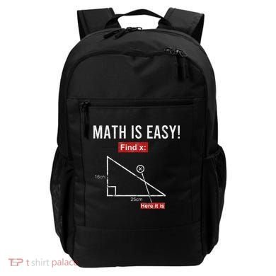 Geometry Math Is Easy Find X Here It Is Triangle Backpack
