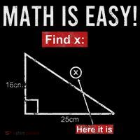 Geometry Math Is Easy Find X Here It Is Triangle Bucket Hat thumb 4