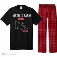 Geometry Math Is Easy Find X Here It Is Triangle Pajama Set thumb 0