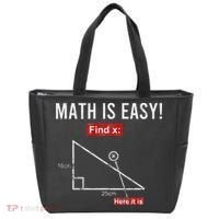 Geometry Math Is Easy Find X Here It Is Triangle Tote Bag thumb 0