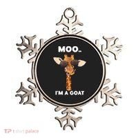 Giraffe Moo Im A Goat Farm Zoo Animal Giraffe Lover Ornament thumb 0