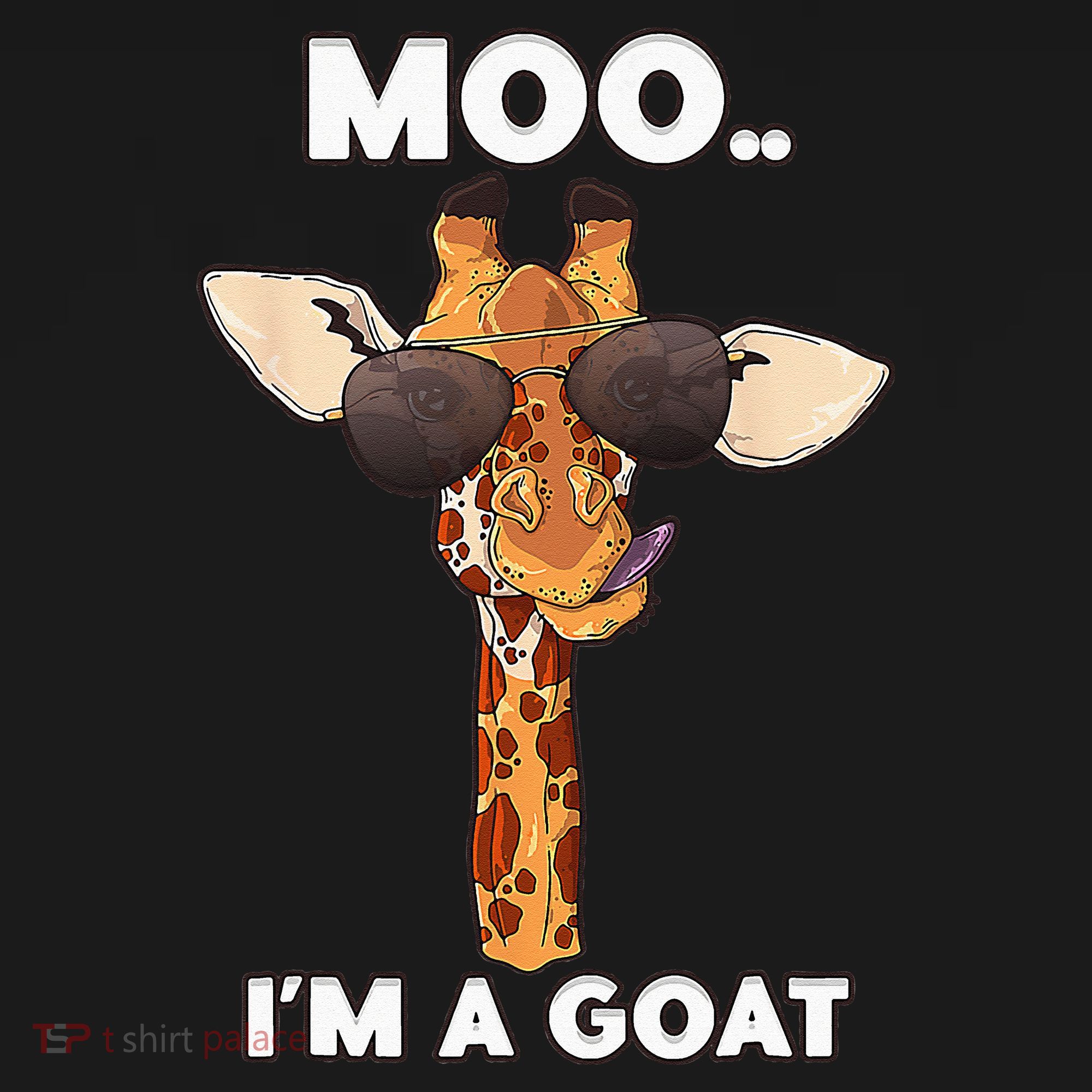 Giraffe Moo Im A Goat Farm Zoo Animal Giraffe Lover Ornament