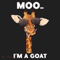 Giraffe Moo Im A Goat Farm Zoo Animal Giraffe Lover Hat thumb 2