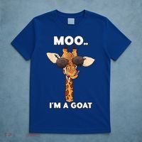 Giraffe Moo Im A Goat Farm Zoo Animal Giraffe Lover T-Shirt thumb 5