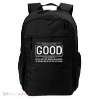 GOOD Motivational Jocko Quote Backpack thumb 0