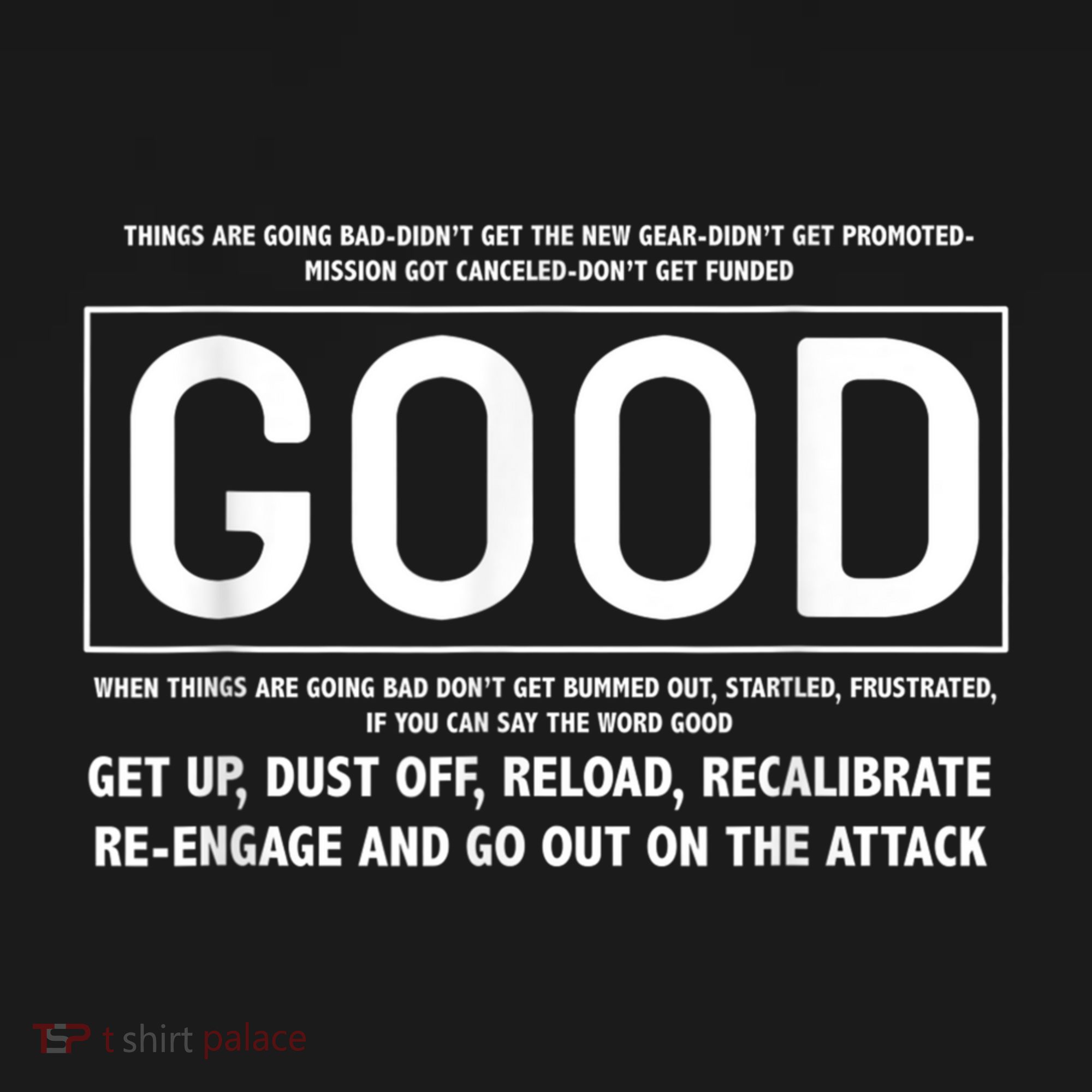 GOOD Motivational Jocko Quote Women's Tank Top