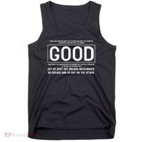 GOOD Motivational Jocko Quote Tank Top thumb 0