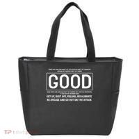 GOOD Motivational Jocko Quote Tote Bag thumb 0