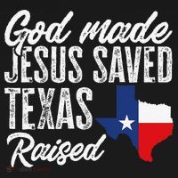 God Made Jesus Saved Texas Raised Texas Pride State Women's Hoodie thumb 2