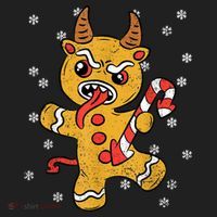 Gingerbread Man Krampus Christmas Pajama Xmas Candy Cane Tumbler thumb 3