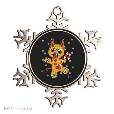 Gingerbread Man Krampus Christmas Pajama Xmas Candy Cane Ornament