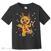 Gingerbread Man Krampus Christmas Pajama Xmas Candy Cane Toddler T-Shirt thumb 0