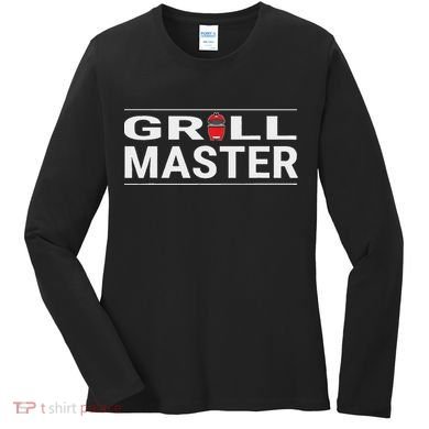 Grill Master Kamado Style Bbq Barbecue Pitmaster Women's Long Sleeve Shirt
