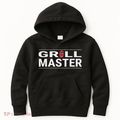 Grill Master Kamado Style Bbq Barbecue Pitmaster Kids Hoodie