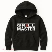 Grill Master Kamado Style Bbq Barbecue Pitmaster Kids Hoodie thumb 0