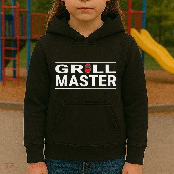 Grill Master Kamado Style Bbq Barbecue Pitmaster Kids Hoodie