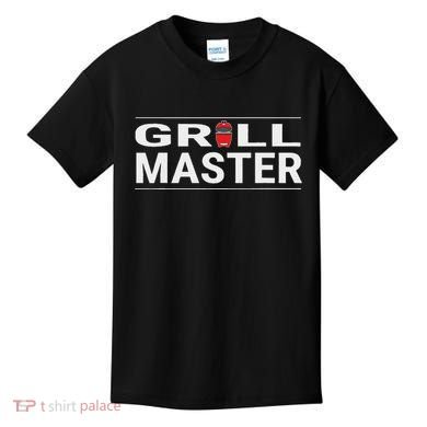 Grill Master Kamado Style Bbq Barbecue Pitmaster Kids T-Shirt