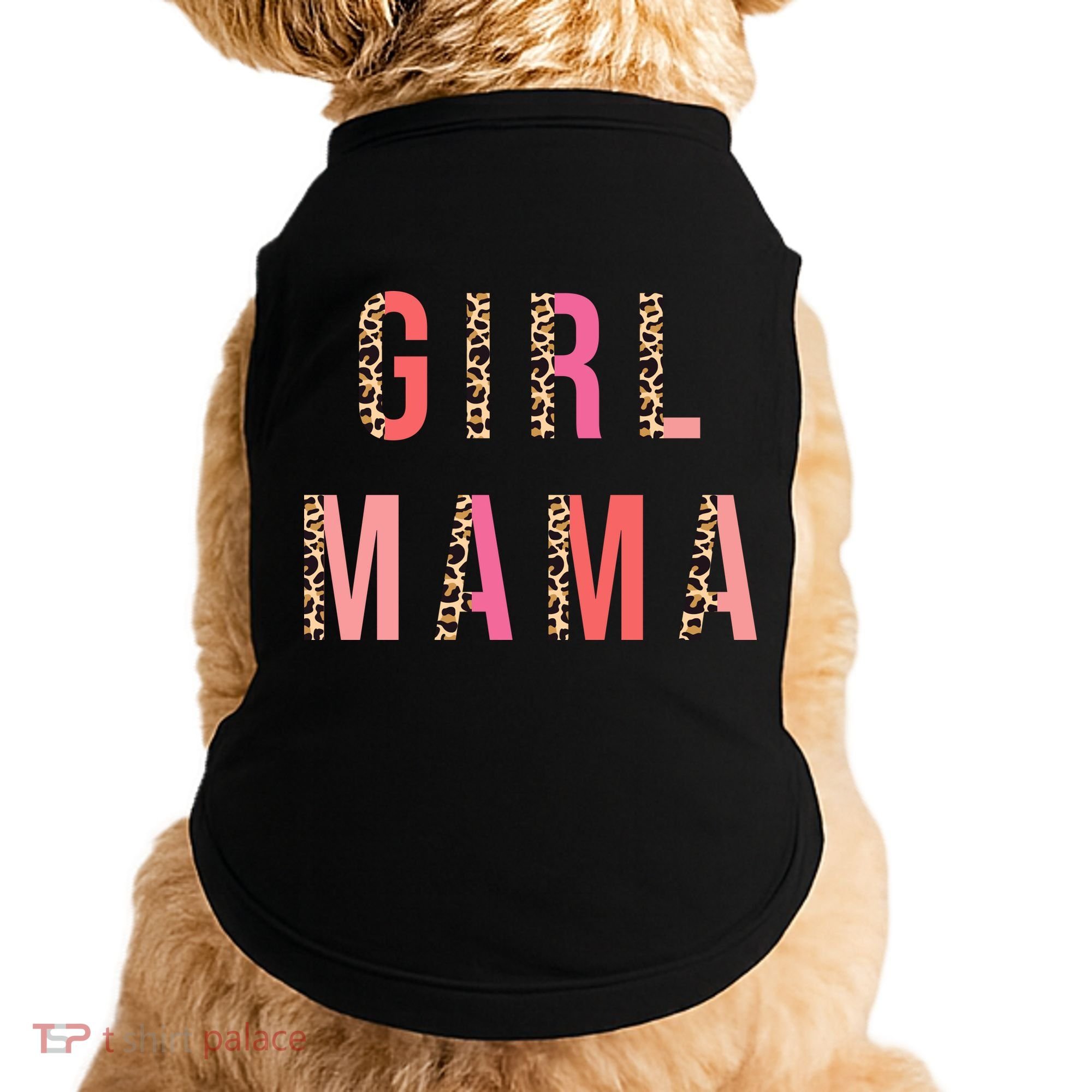 Girl Mama Leopard Doggie Tank
