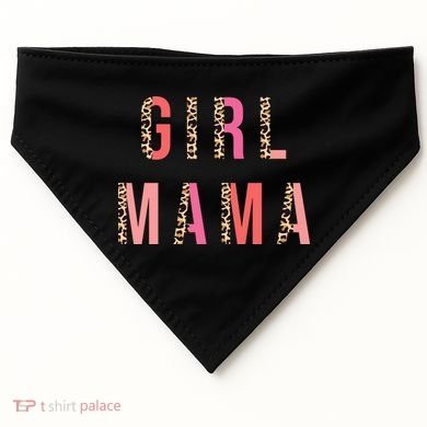 Girl Mama Leopard USA-Made Doggie Bandana