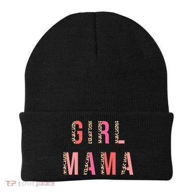 Girl Mama Leopard Beanie