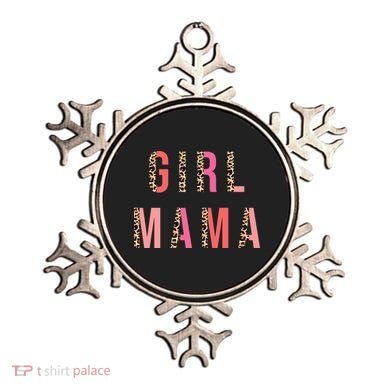 Girl Mama Leopard Ornament