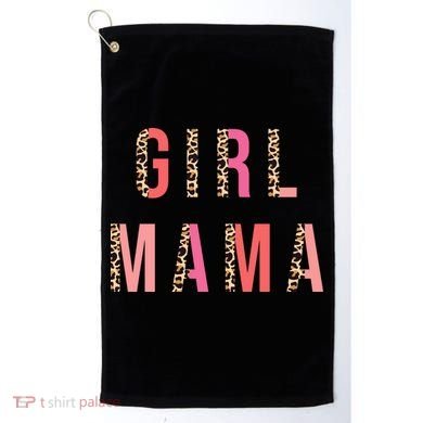 Girl Mama Leopard Golf Towel