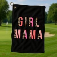 Girl Mama Leopard Golf Towel thumb 1