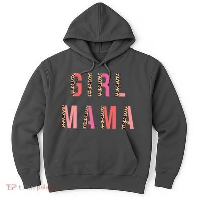 Girl Mama Leopard Hoodie