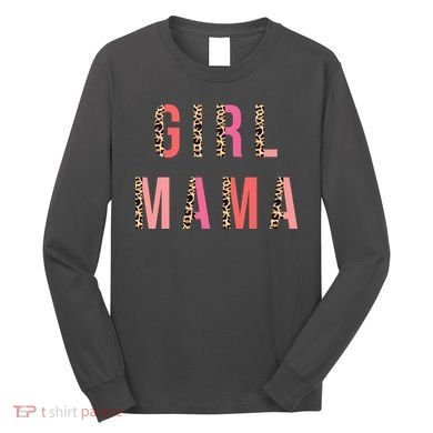 Girl Mama Leopard Long Sleeve Shirt
